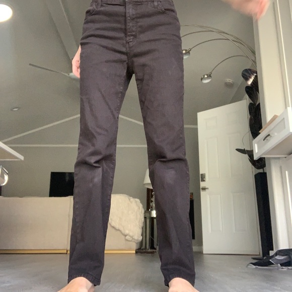 NYDJ not your daughters jeans black straight leg - Picture 4 of 5